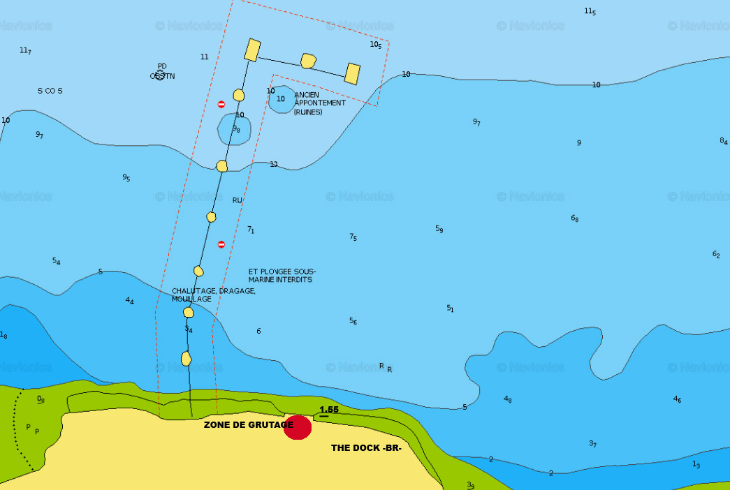 Zone de grutage